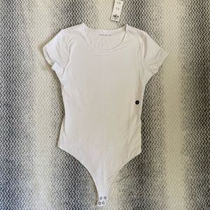 white thong bodysuit